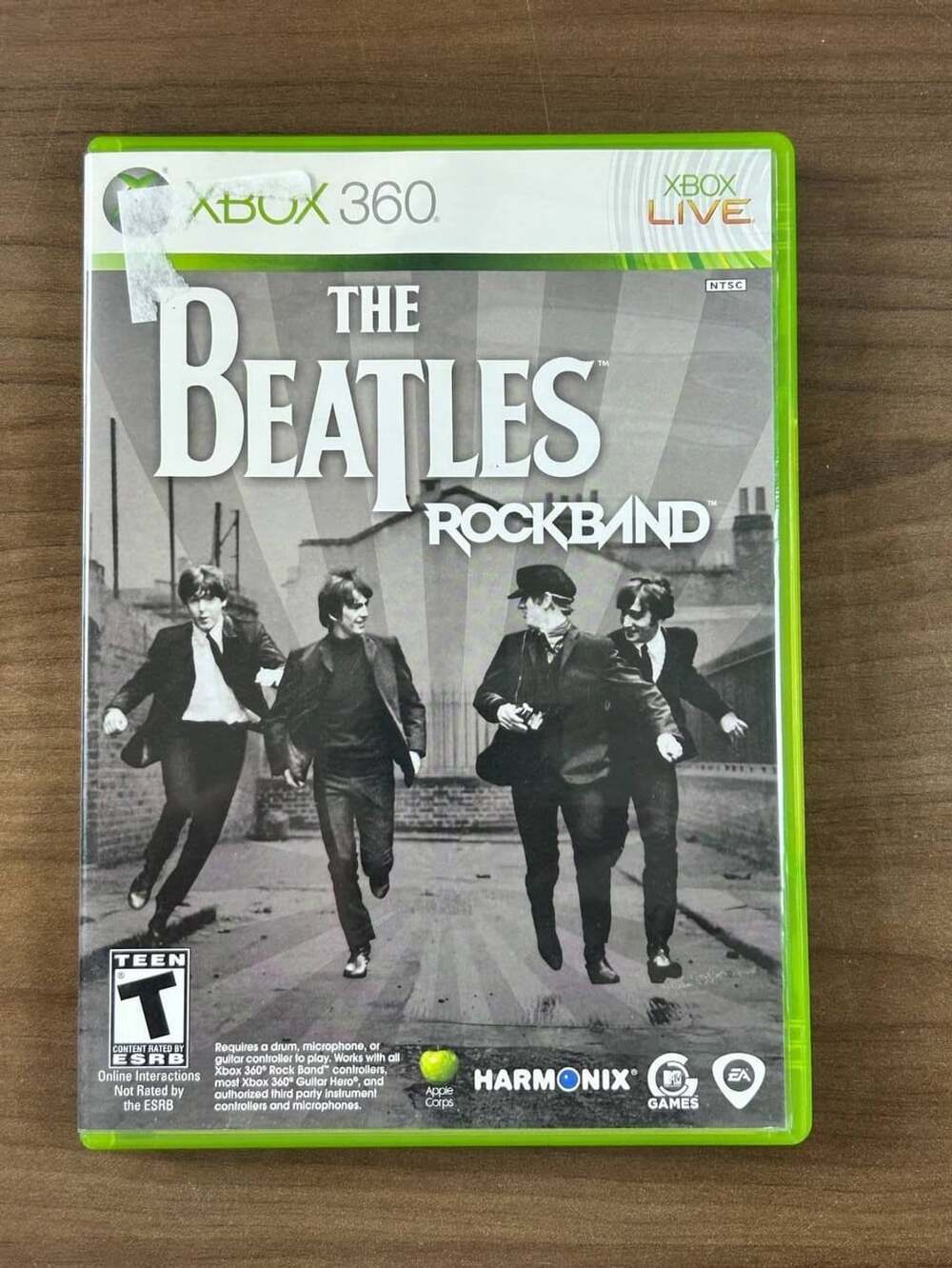 The Beatles Rock Band Microsoft Xbox 360 2009 Game with Case & Manual